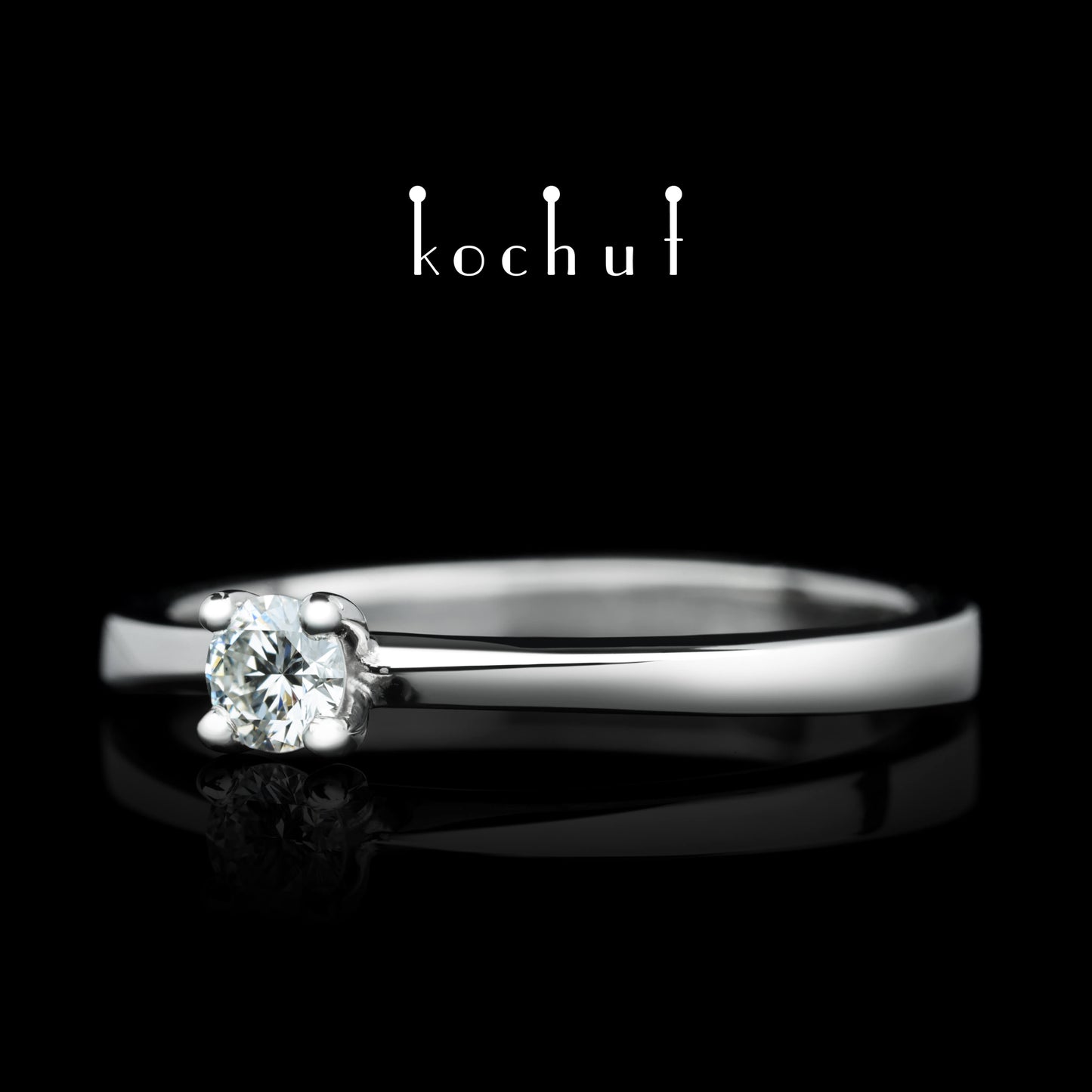 Meine Inspiration — Platinring mit Diamant
