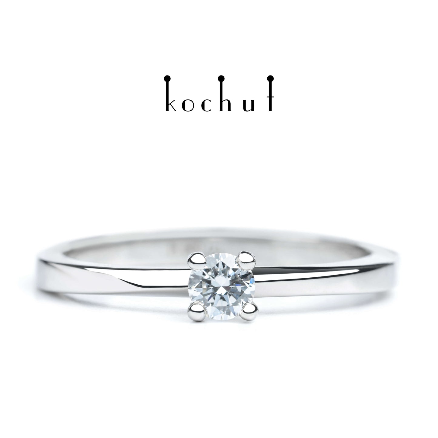 Meine Inspiration — Platinring mit Diamant