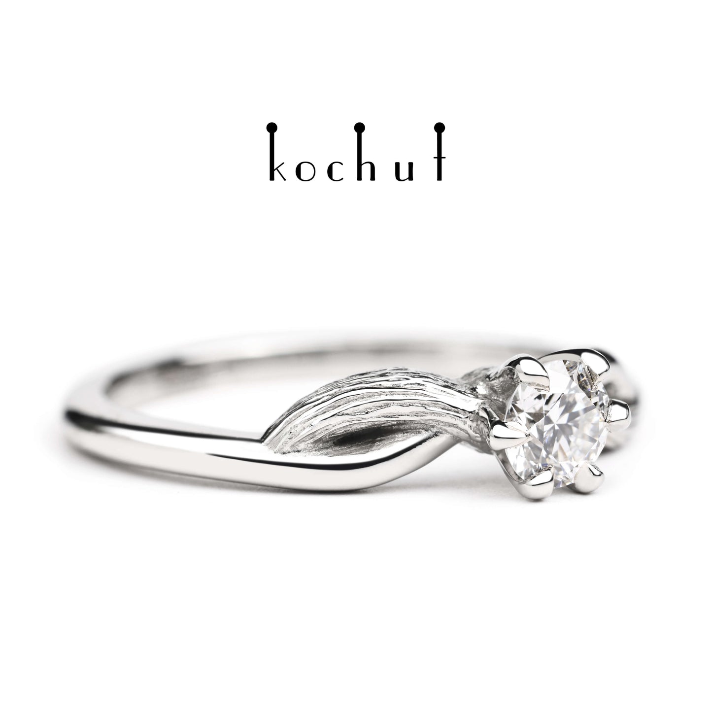 Deja vu – Platinring mit Diamant