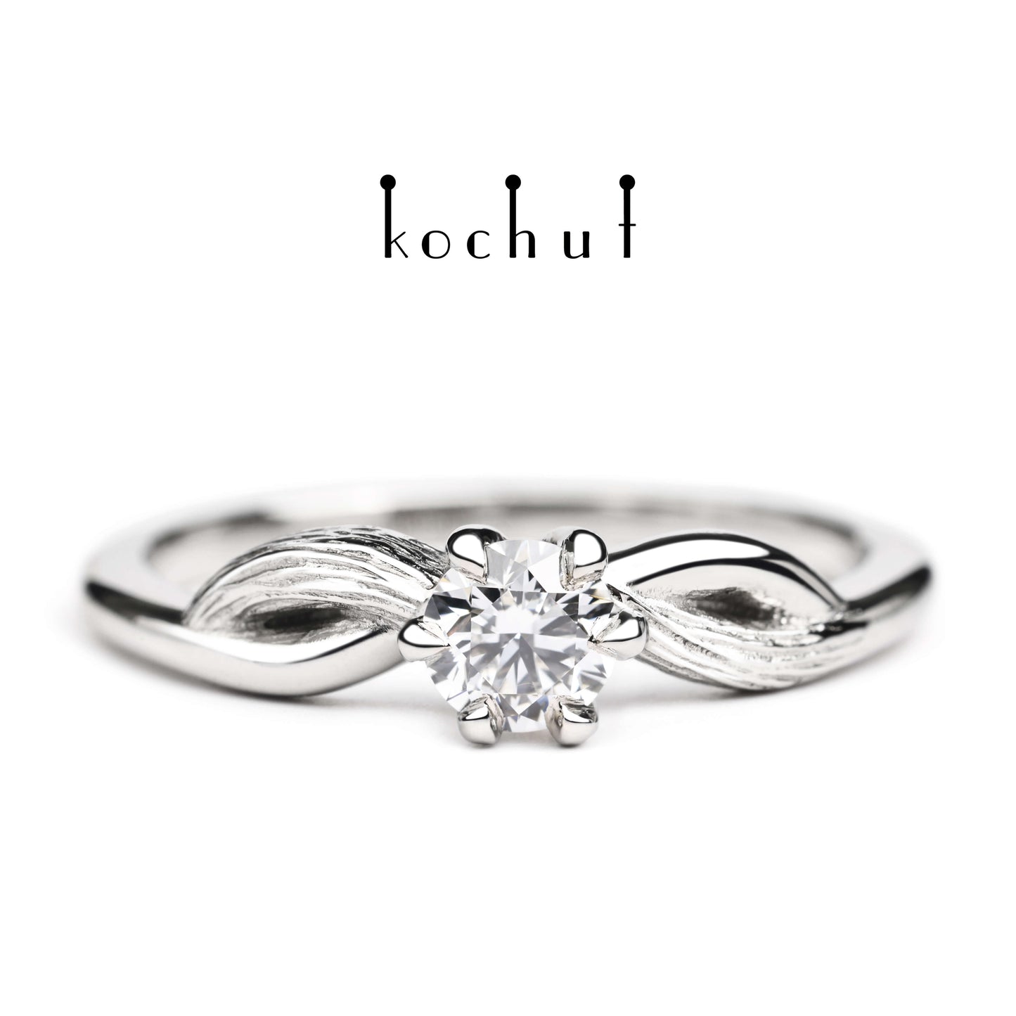 Deja vu – Platinring mit Diamant