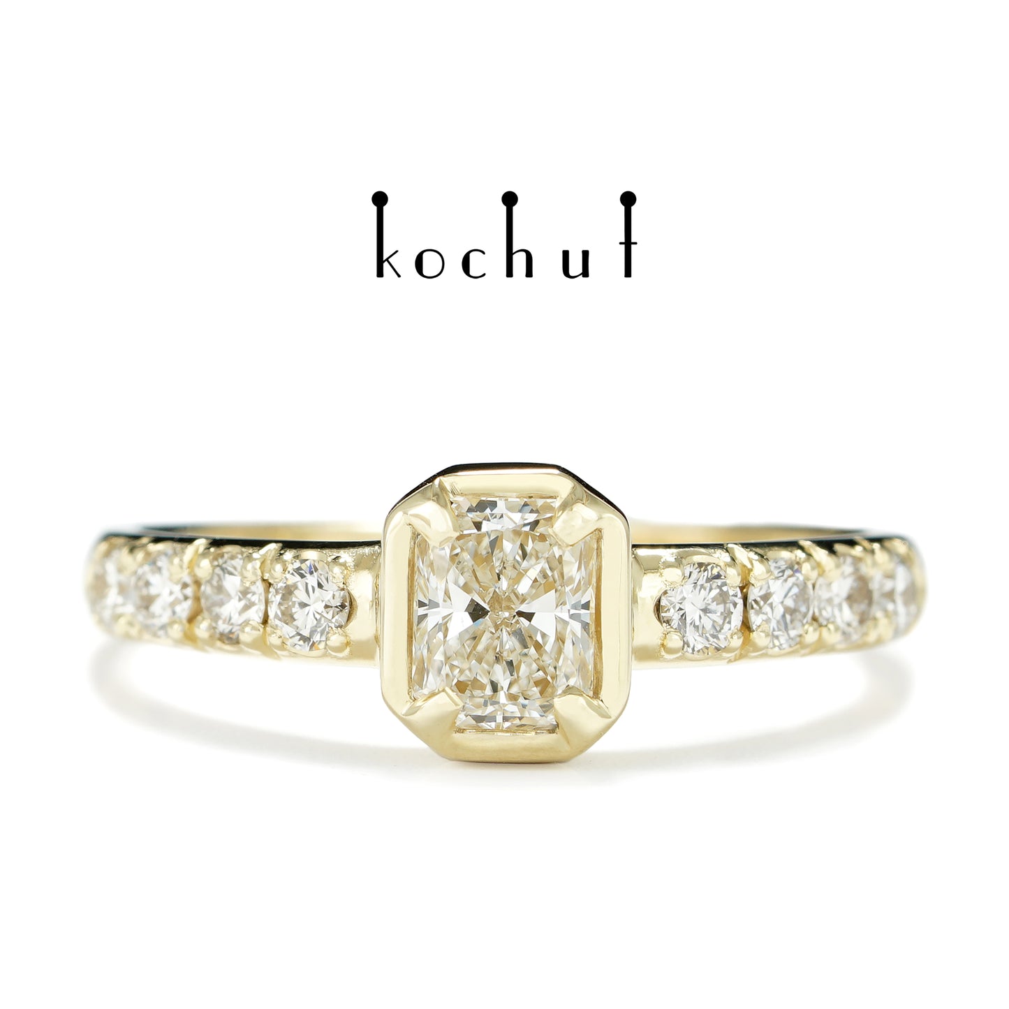Neue Muse — Ring aus Gelbgold mit Diamanten