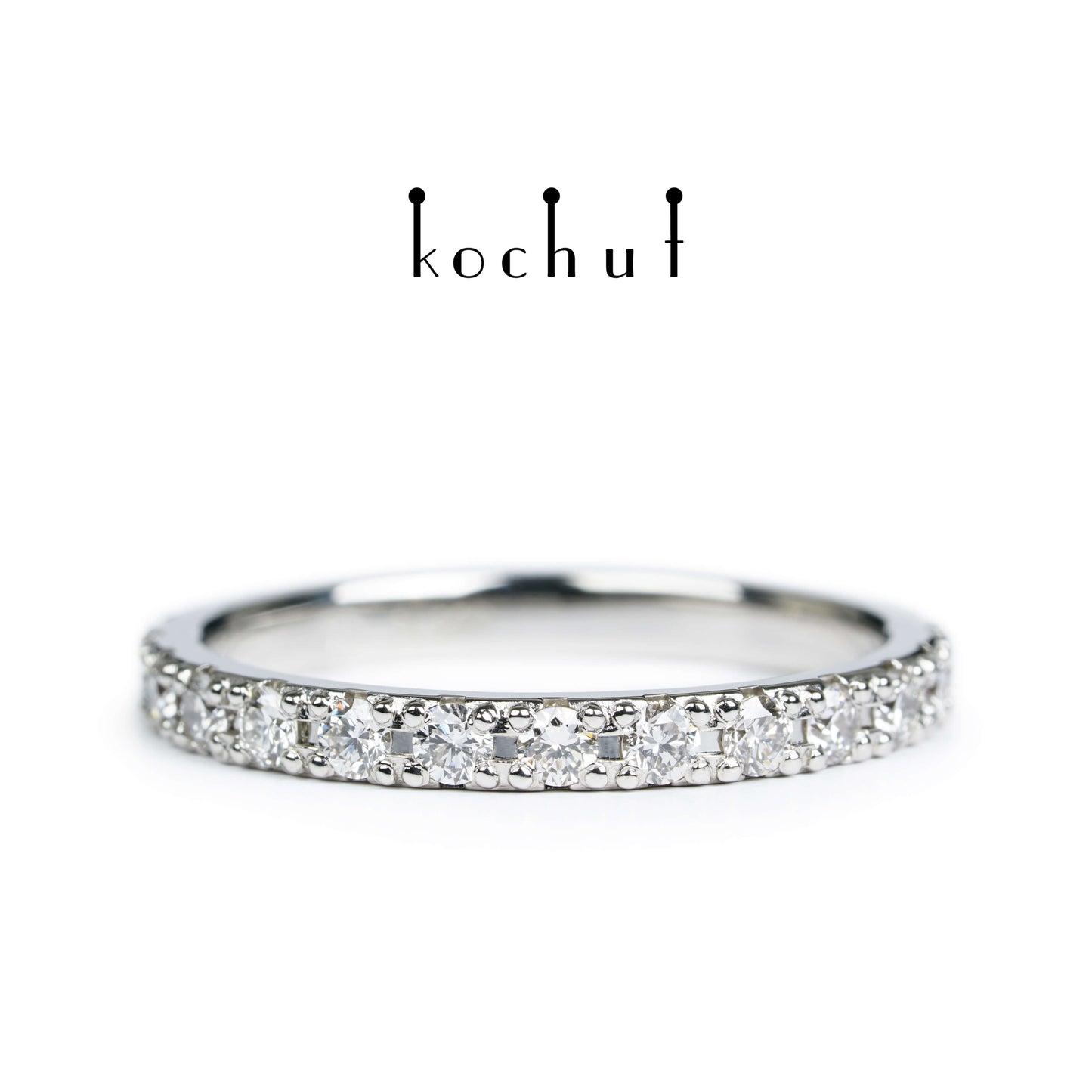 Mein Orbit — Verlobungsring aus Platin mit losen Diamanten