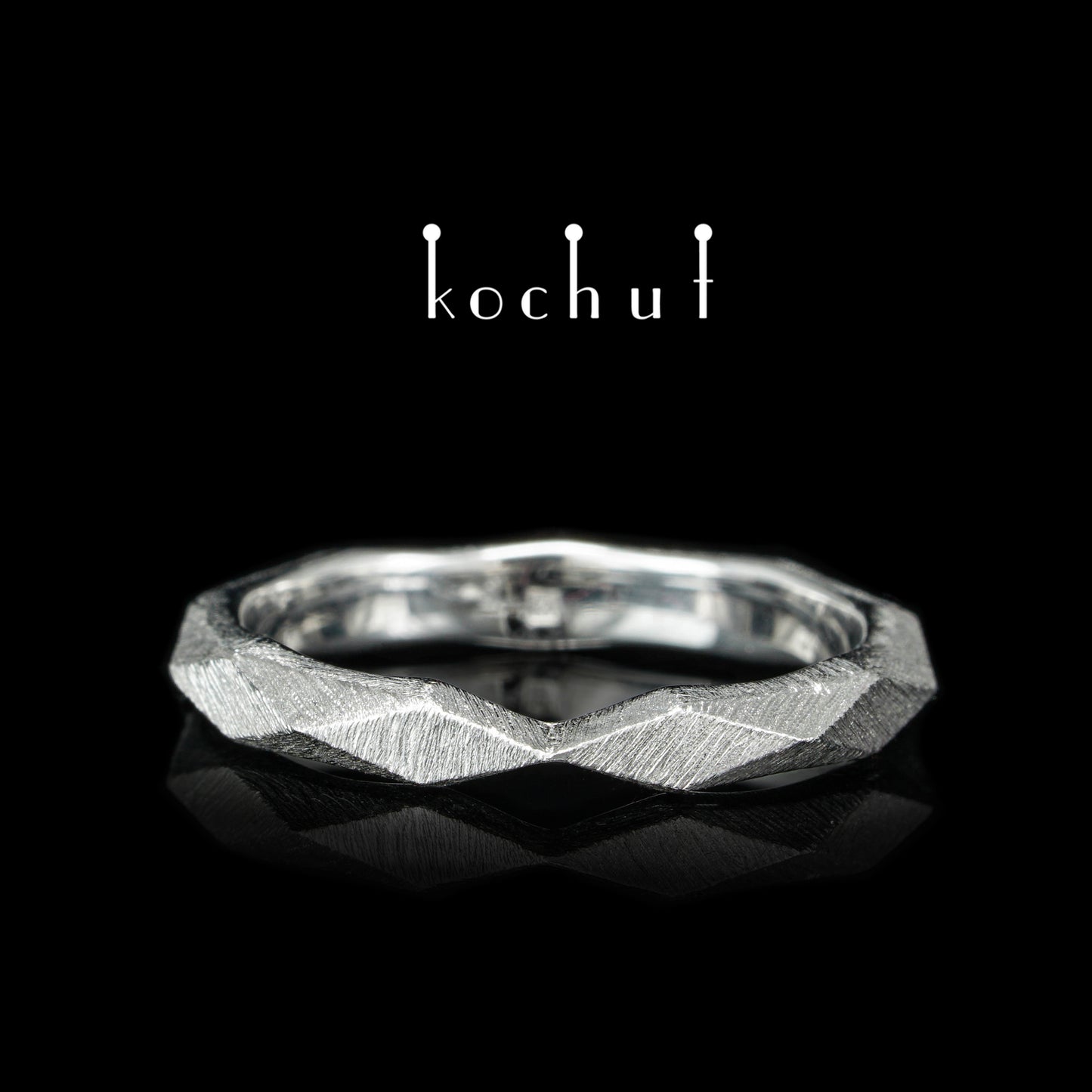 König und Königin — Schmuckset aus Weißgold mit Diamanten, beschichtet mit weißem Rhodium