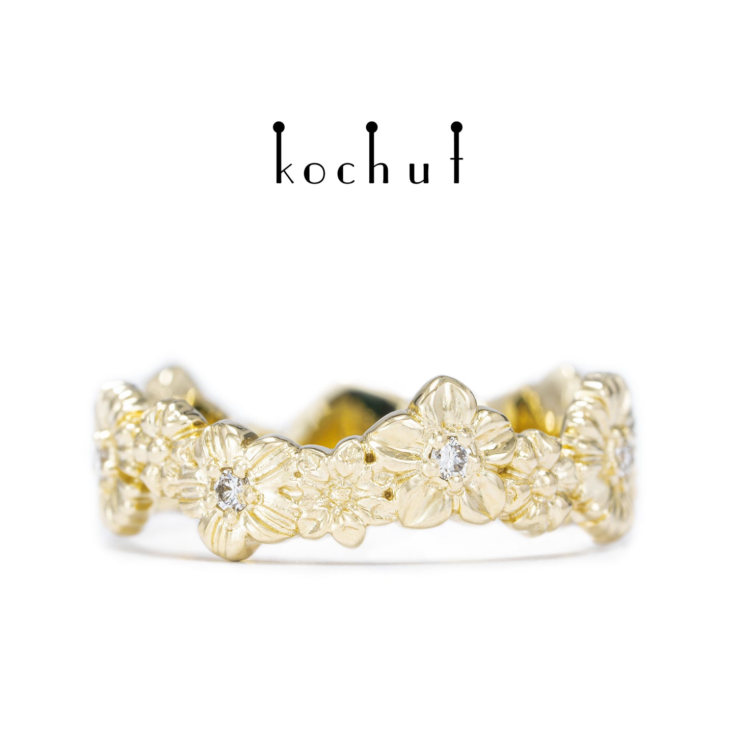 Vivid — Ring aus Gelbgold mit Diamanten