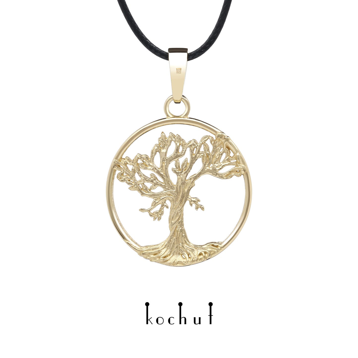 Baum der Einheit — Anhänger aus Gelbgold