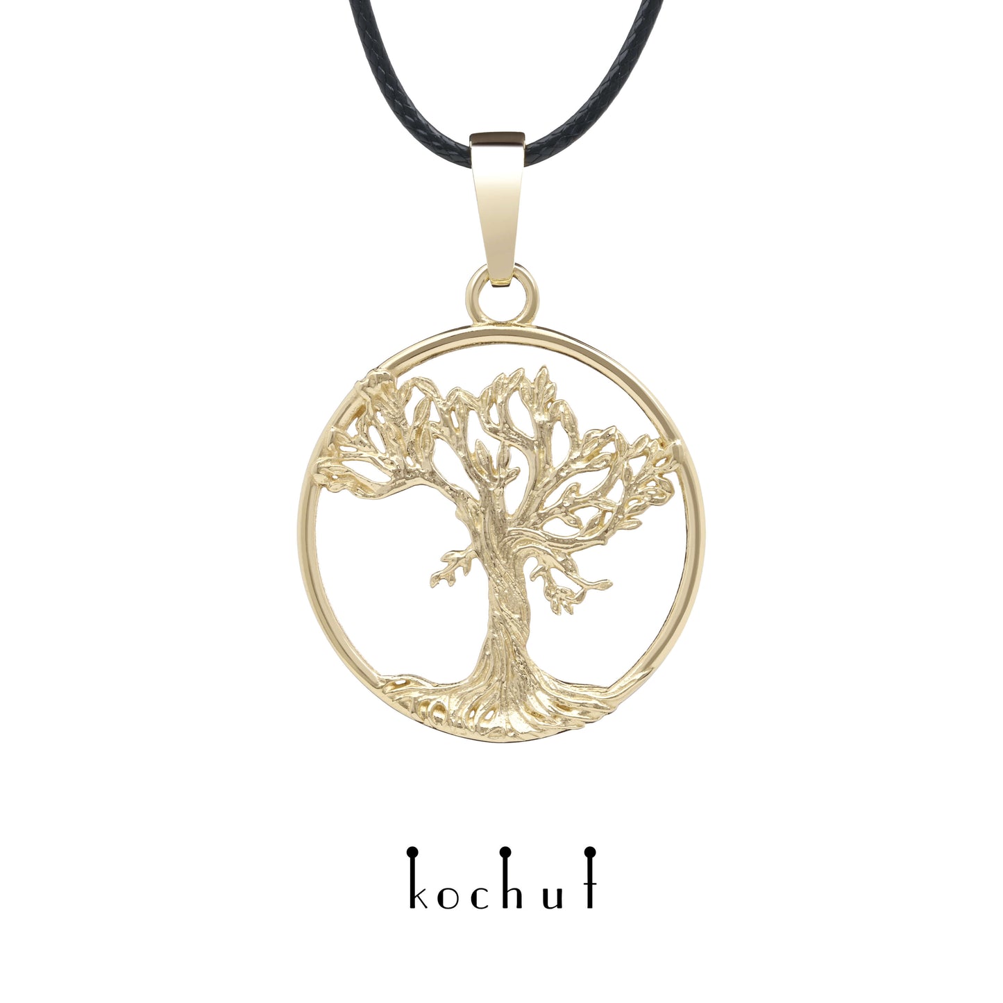 Baum der Einheit — Anhänger aus Gelbgold