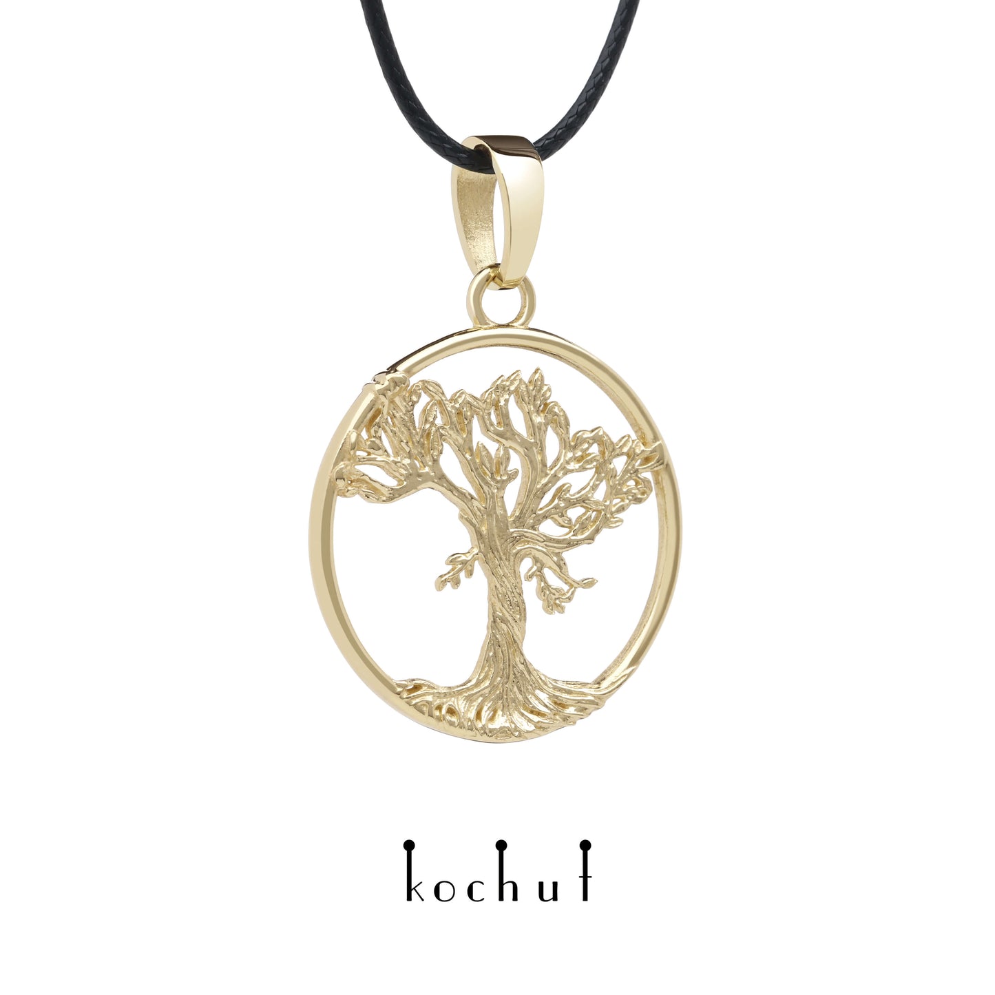 Baum der Einheit — Anhänger aus Gelbgold