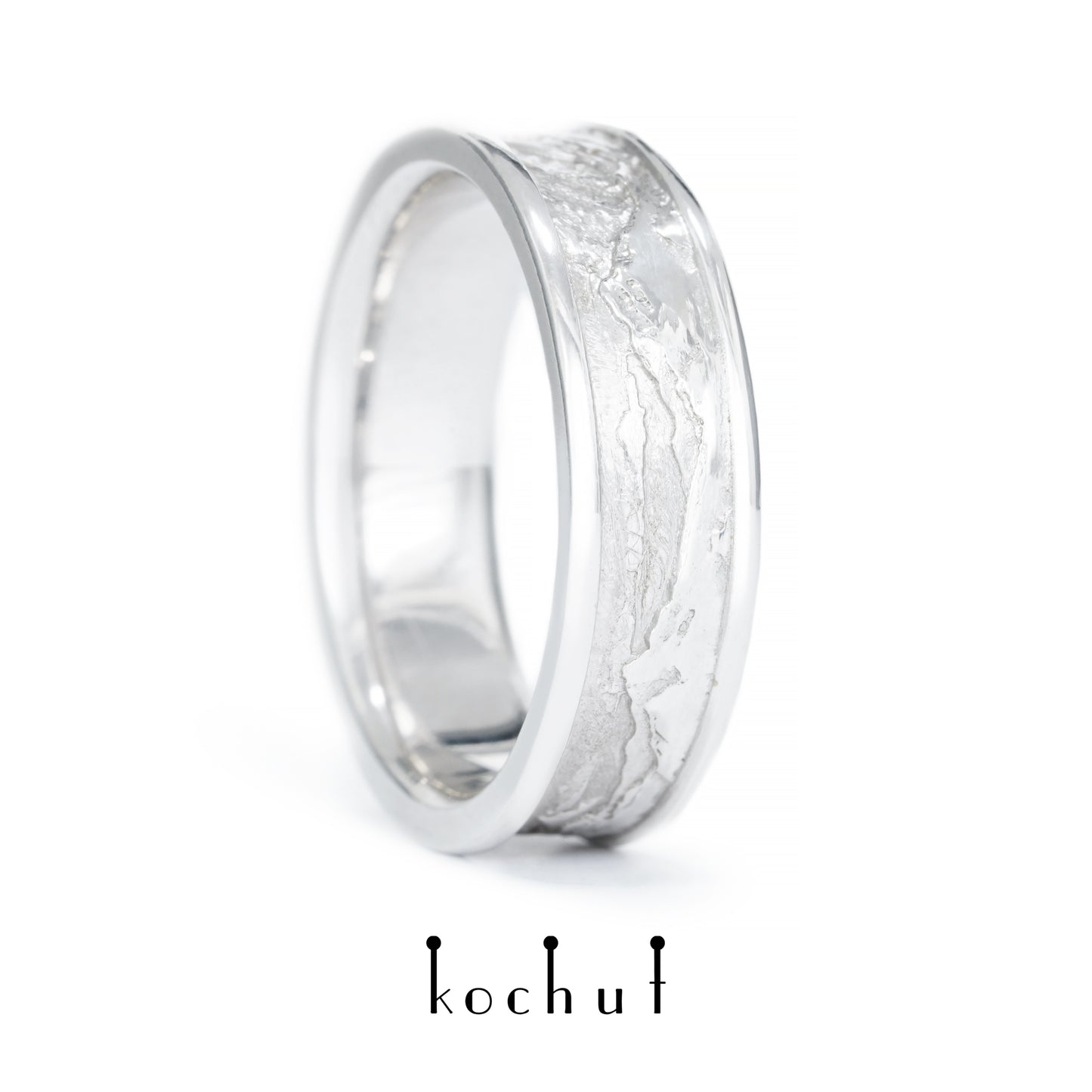 Höhen der Liebe: Sonne und Mond — Silberhochzeit, überzogen mit weißem Rhodium