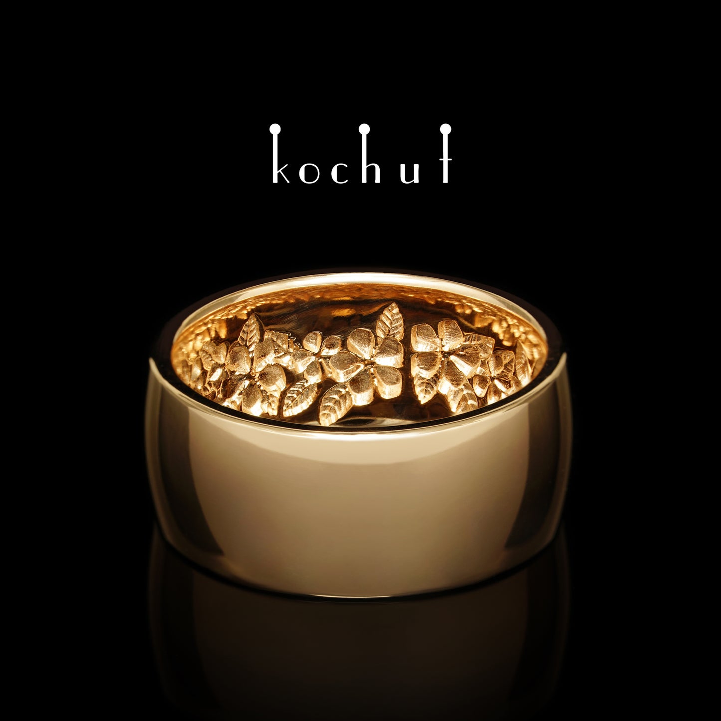 Liebeskrone — Ehering aus Rotgold