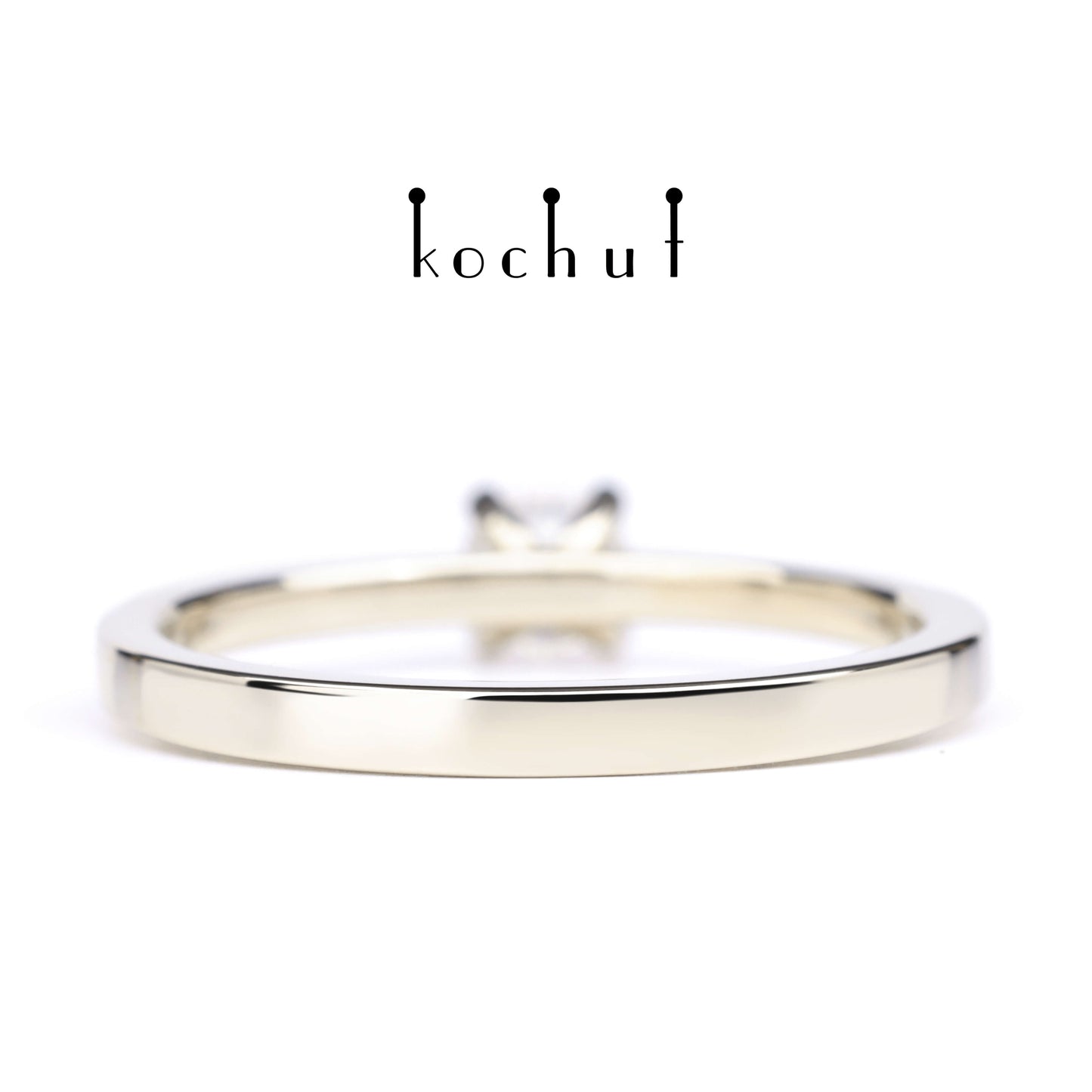 Mein Inspiration — Weißgold-Verlobungsring mit Diamant