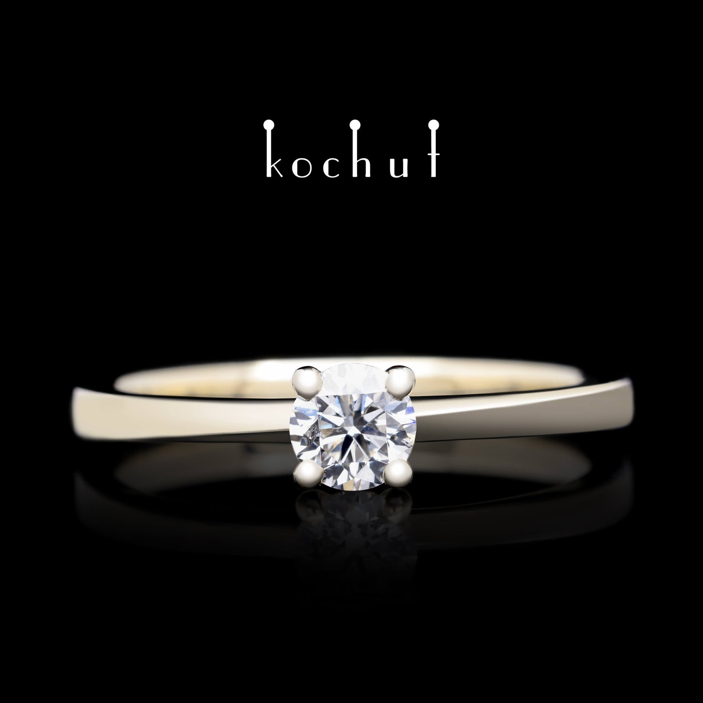 Mein Inspiration — Weißgold-Verlobungsring mit Diamant