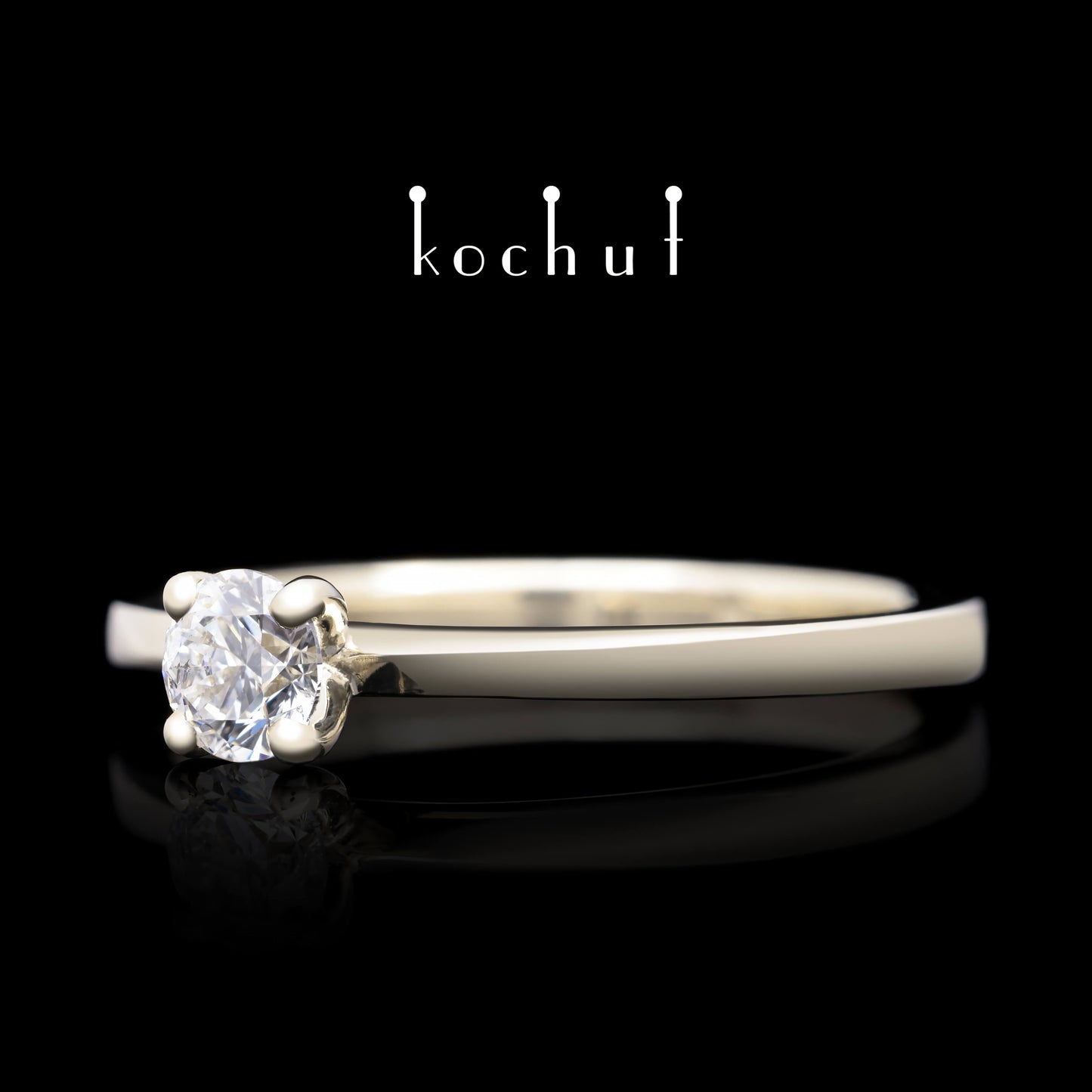 Mein Inspiration — Weißgold-Verlobungsring mit Diamant