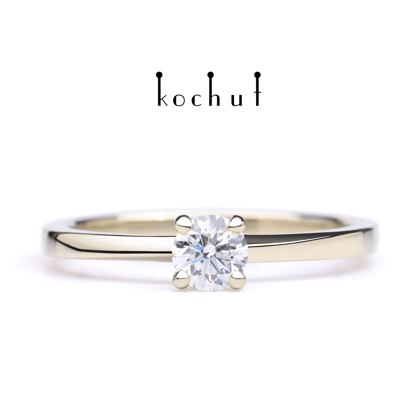Mein Inspiration — Weißgold-Verlobungsring mit Diamant