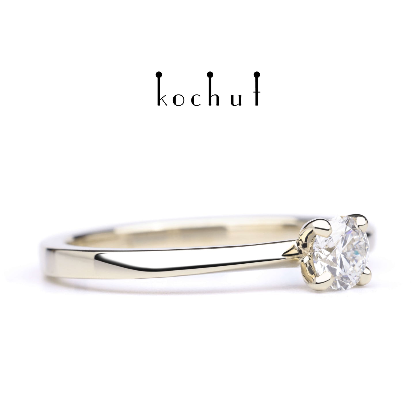 Mein Inspiration — Weißgold-Verlobungsring mit Diamant