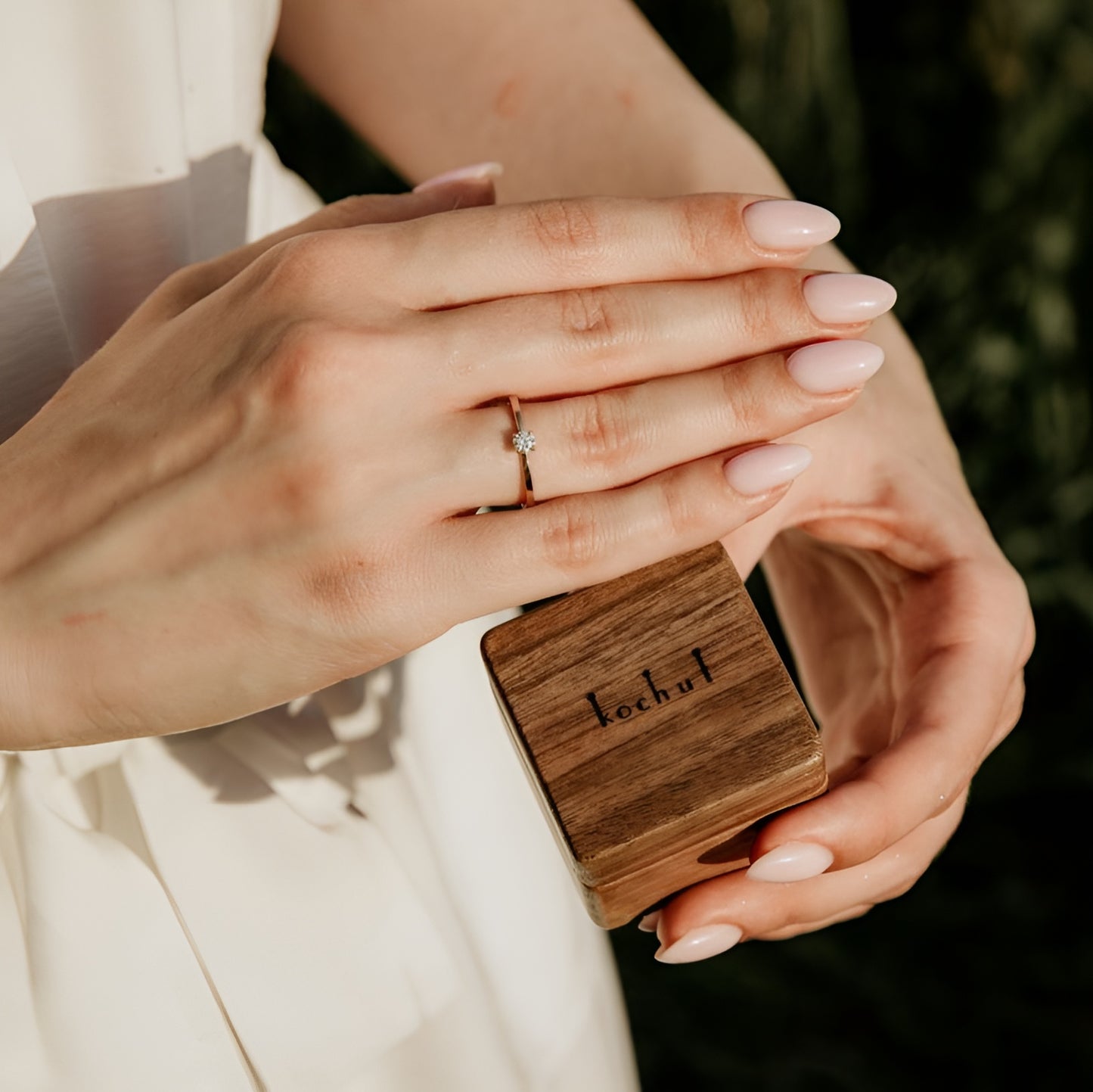 Mein Inspiration — Verlobungsring aus Rotgold mit Diamant