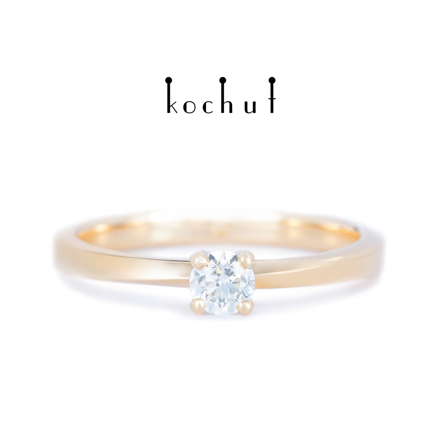 Mein Inspiration — Verlobungsring aus Rotgold mit Diamant