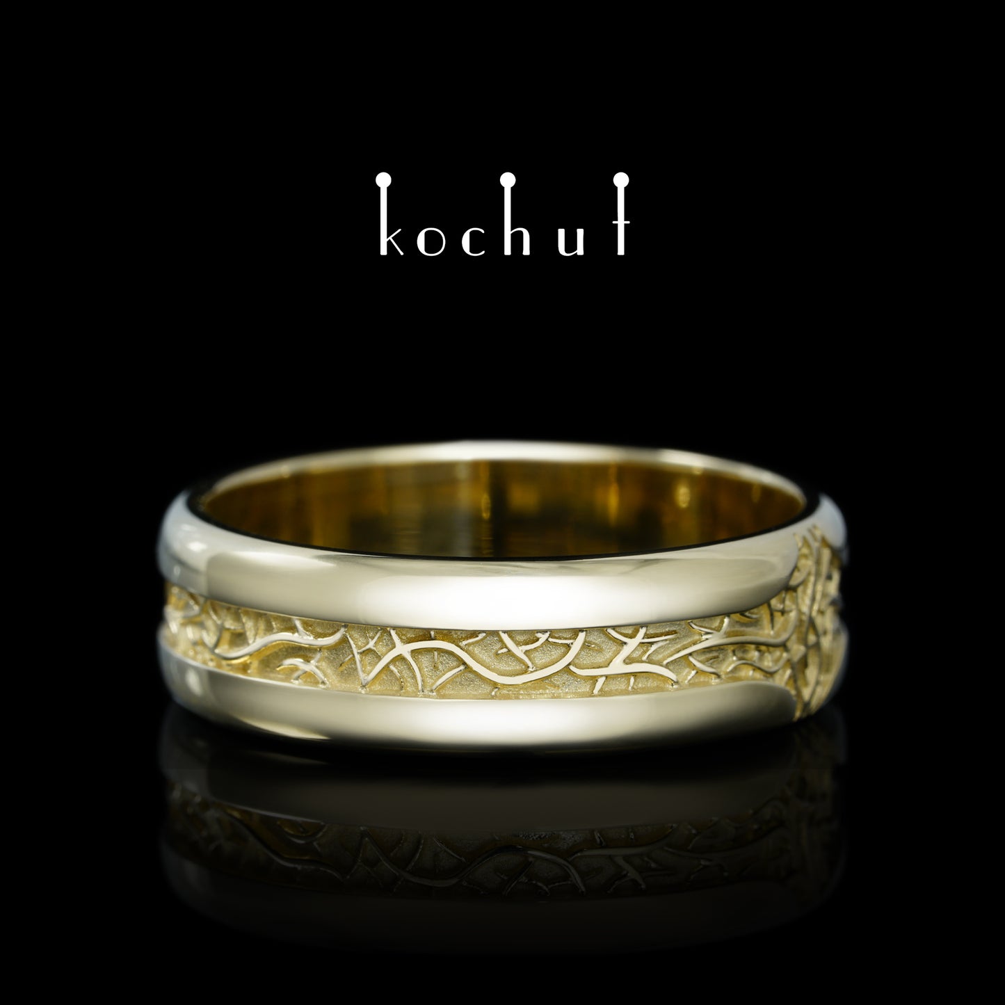 Edle Wurzeln — Ring aus Gelbgold