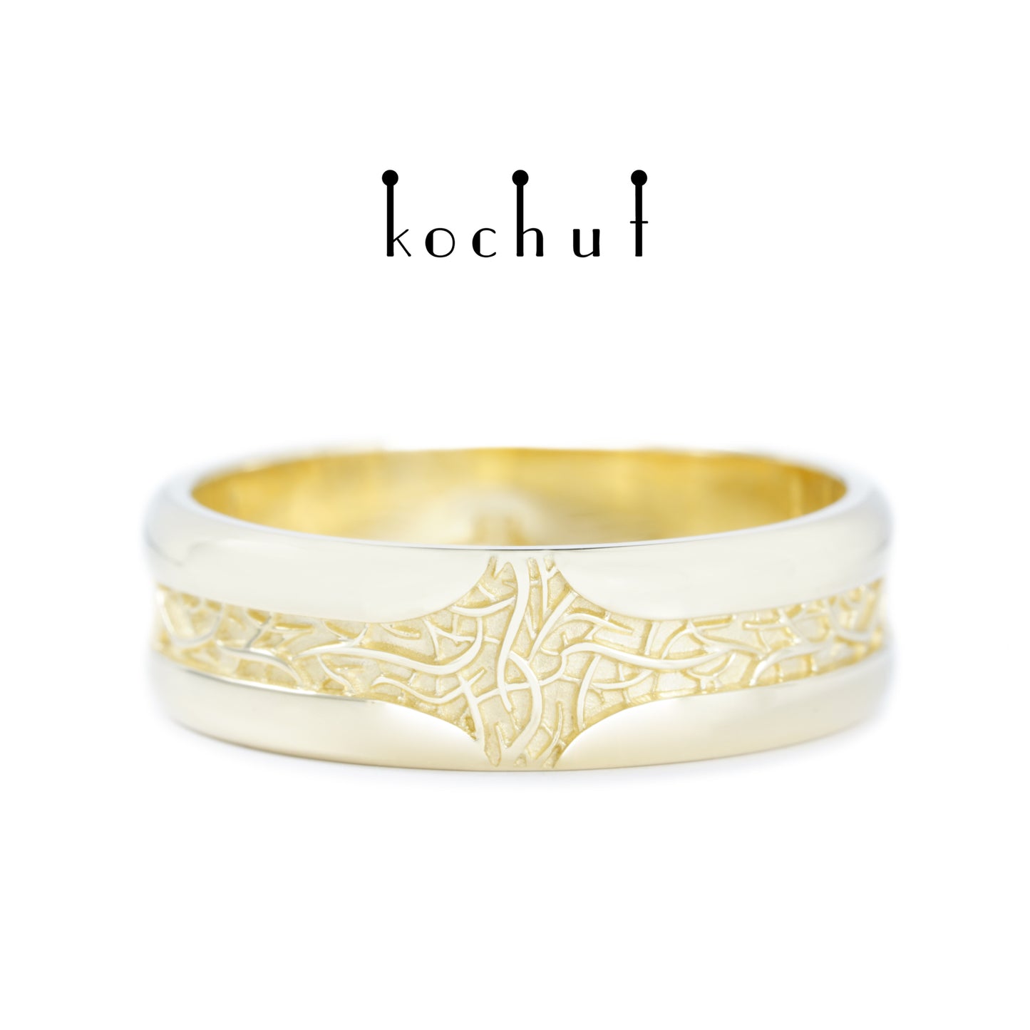 Edle Wurzeln — Ring aus Gelbgold