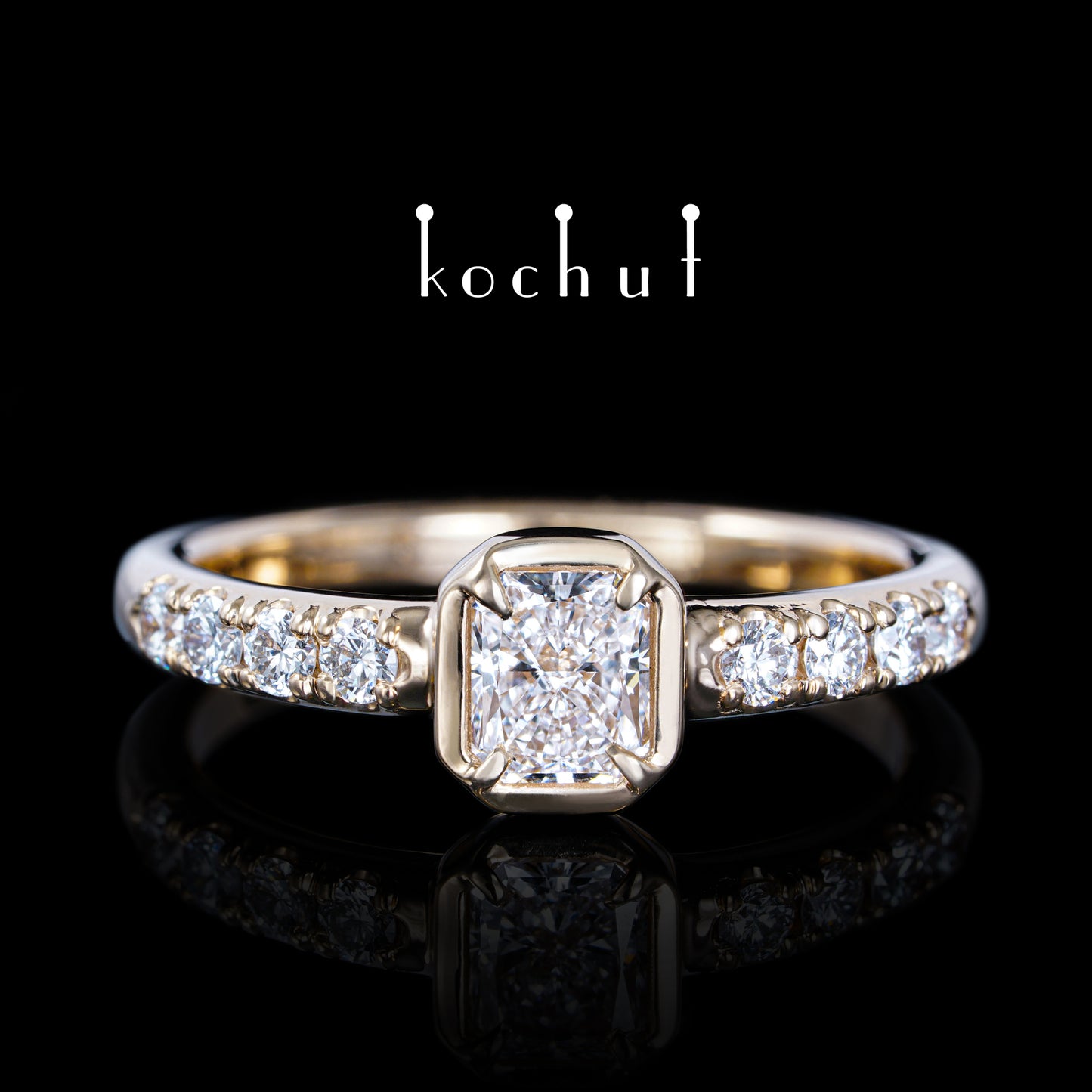 Neue Muse — Ring aus Rotgold mit Diamanten