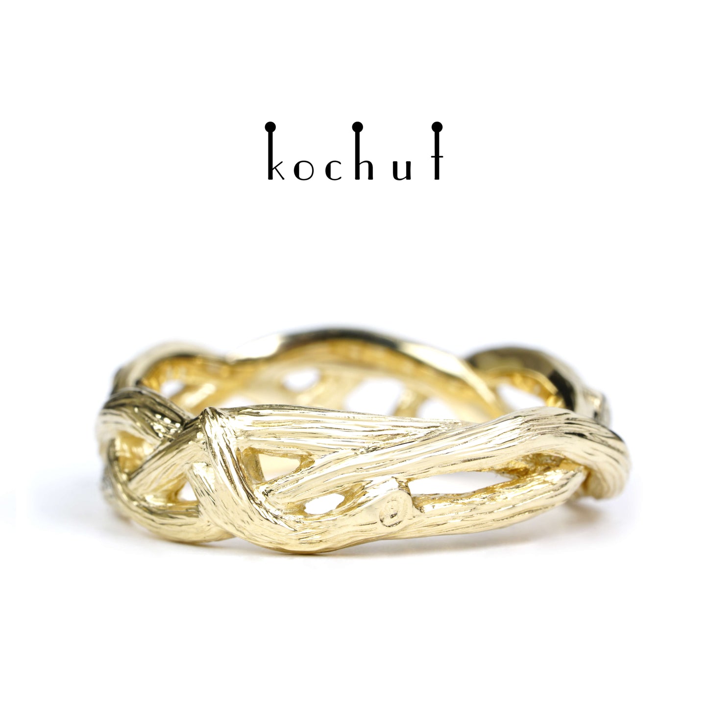 Mobius Forest Ribbon — Ehering aus Gelbgold