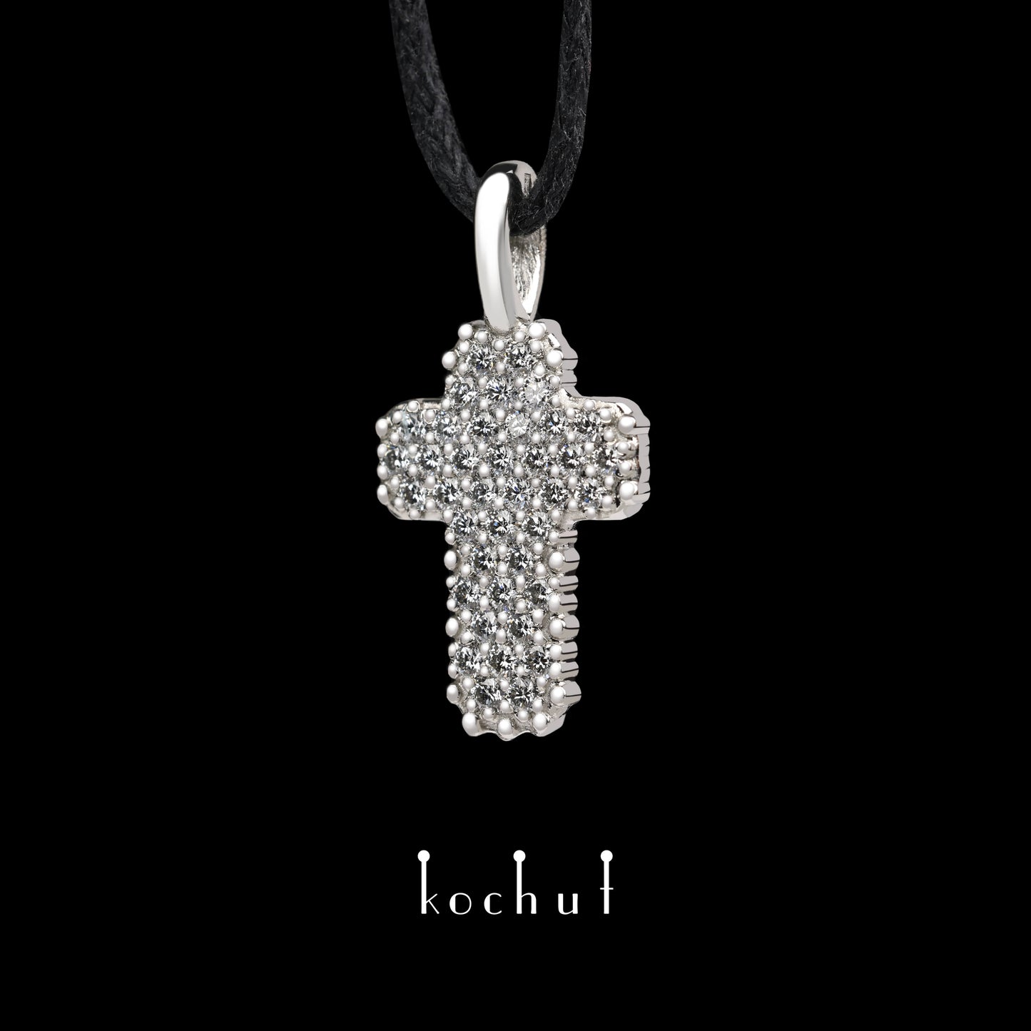 Eternal — Kreuz aus Platin mit Diamanten