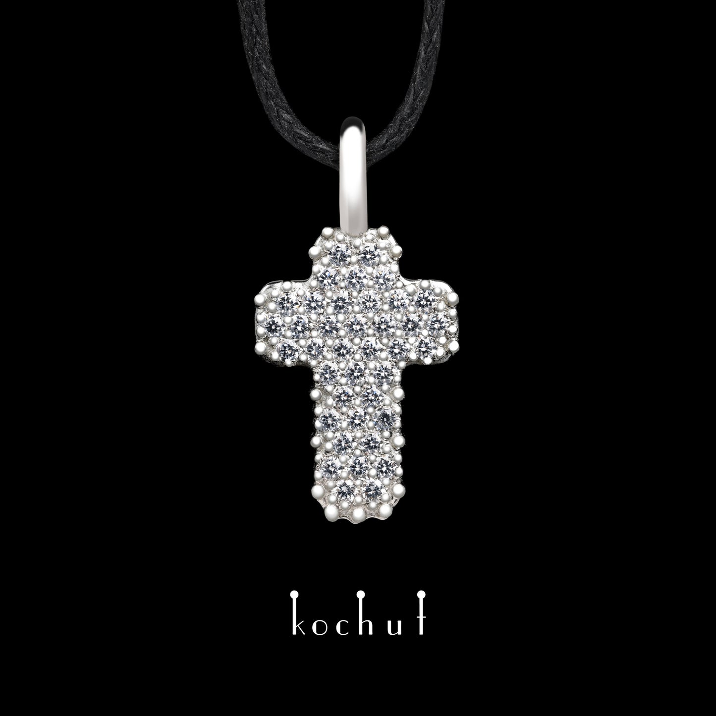Eternal — Kreuz aus Platin mit Diamanten