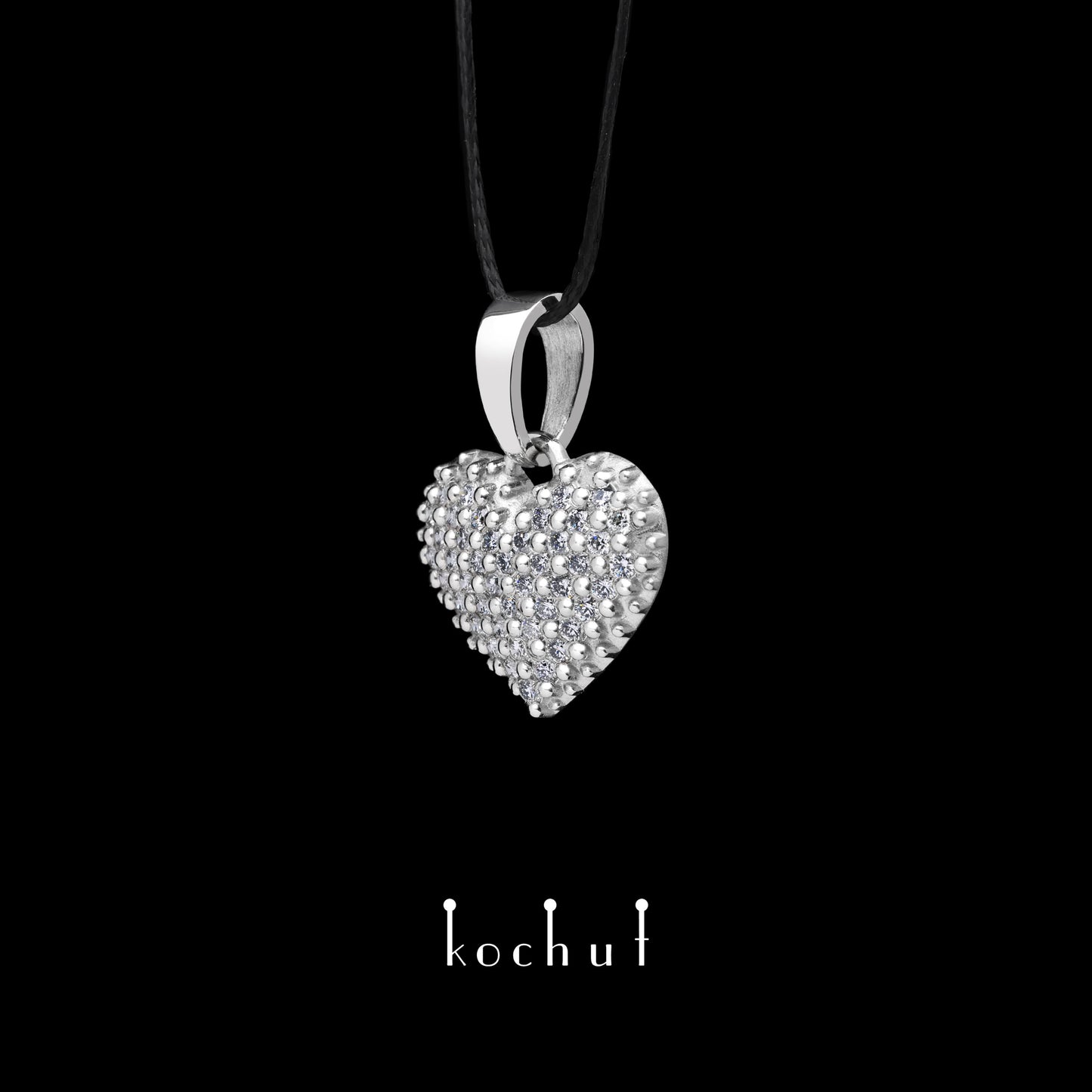 Liebe von tausend Sternen — Platinanhänger mit Diamanten