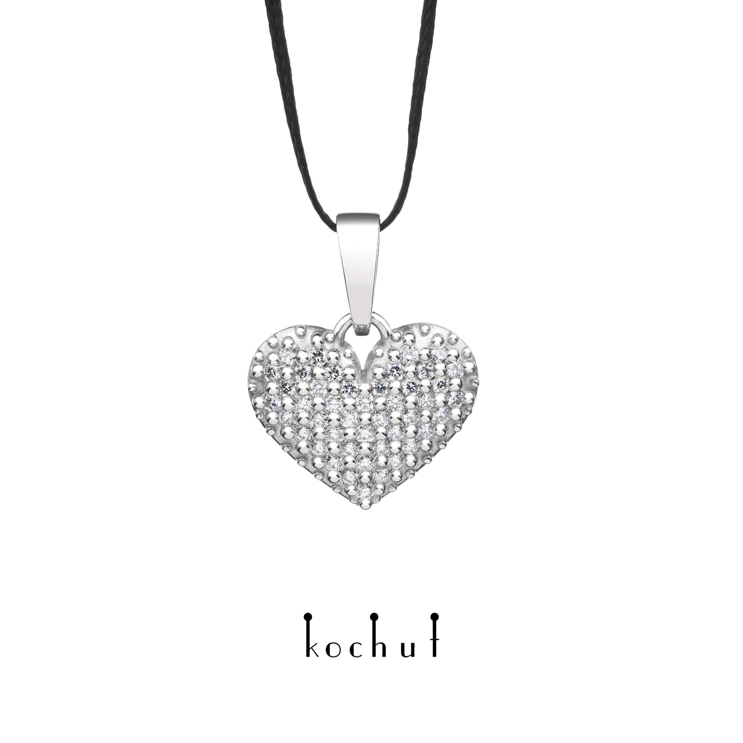 Liebe von tausend Sternen — Platinanhänger mit Diamanten