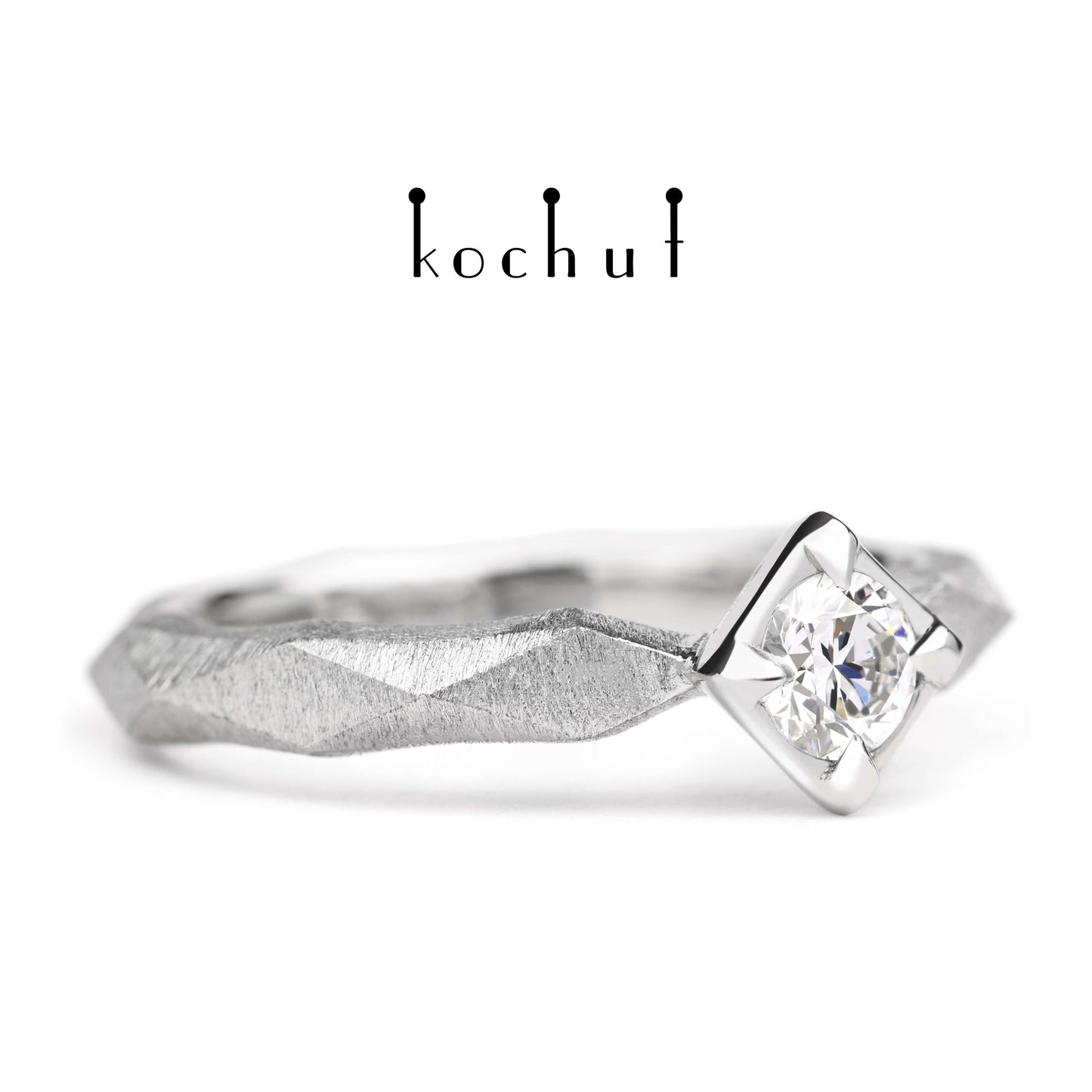 Meine Königin — Ring aus Platin mit Diamant