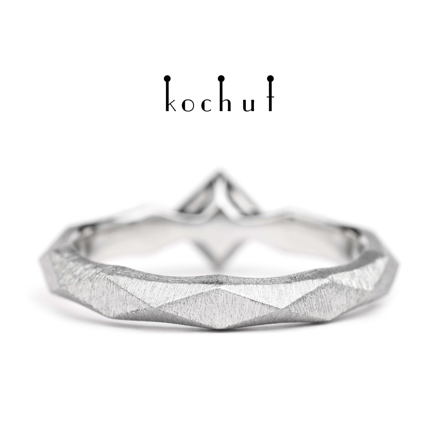 Meine Königin — Ring aus Platin mit Diamant