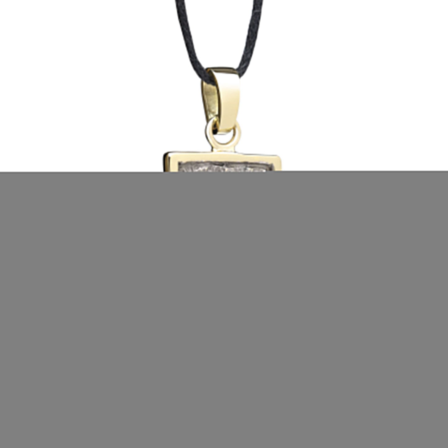 Impulse — Anhänger aus Gelbgold, beschichtet mit schwarzem Rhodium