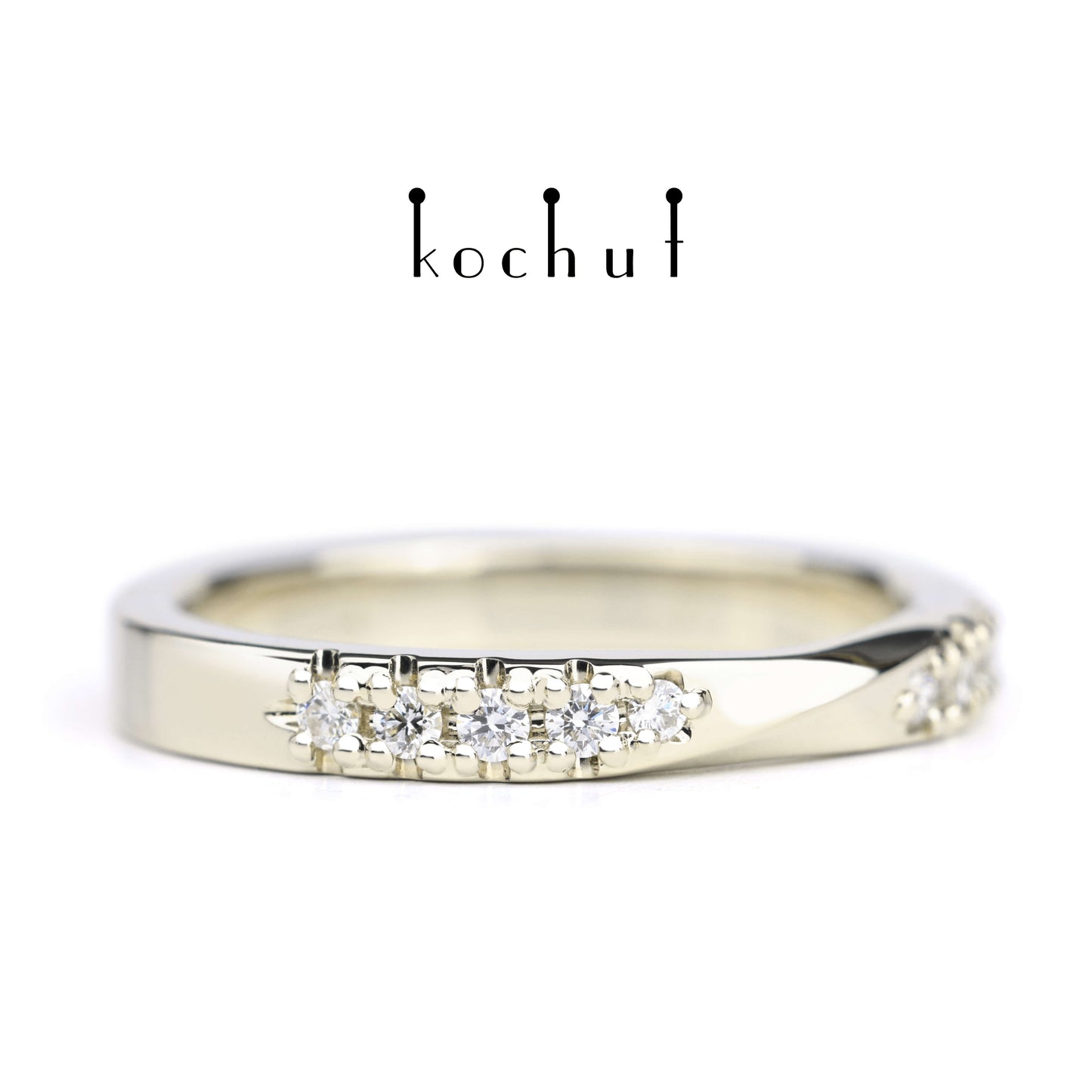 Meine Inspiration — Ring aus Weißgold mit Diamanten