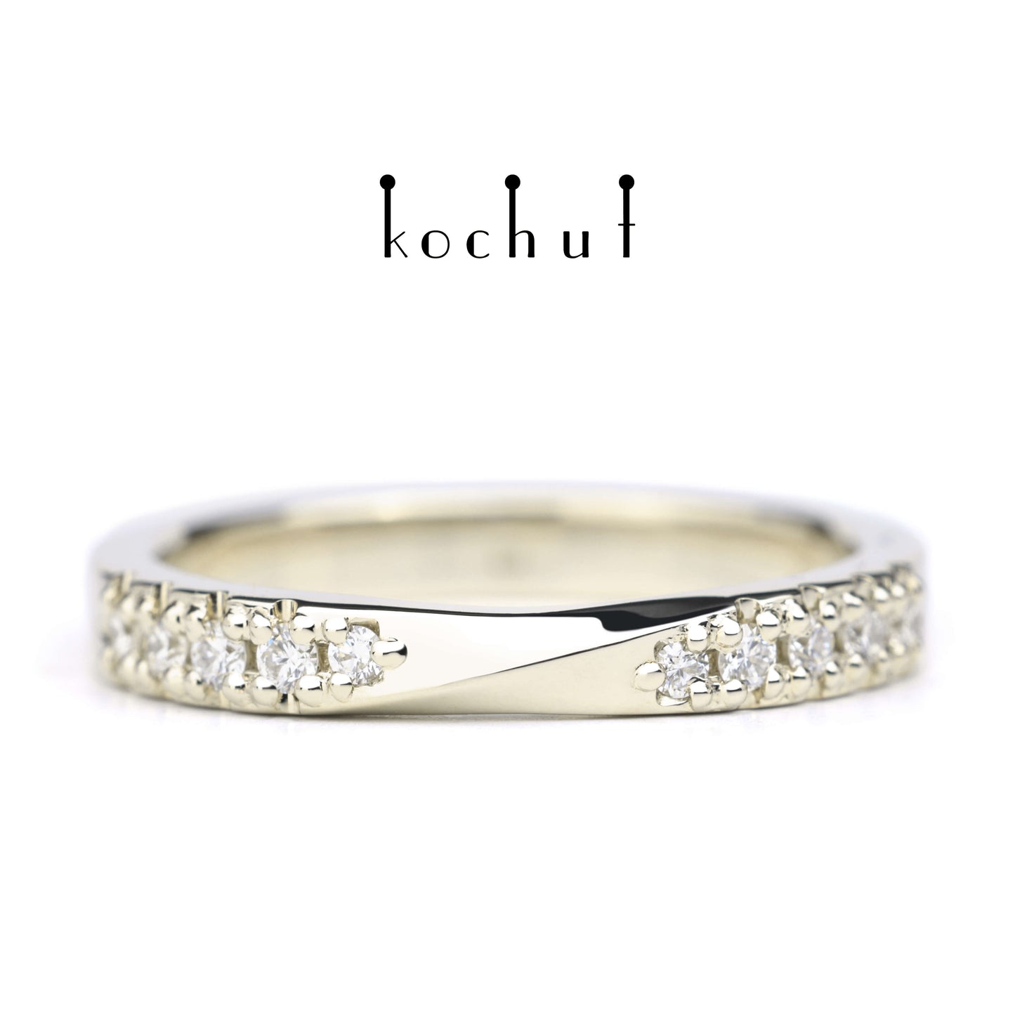 Meine Inspiration — Ring aus Weißgold mit Diamanten