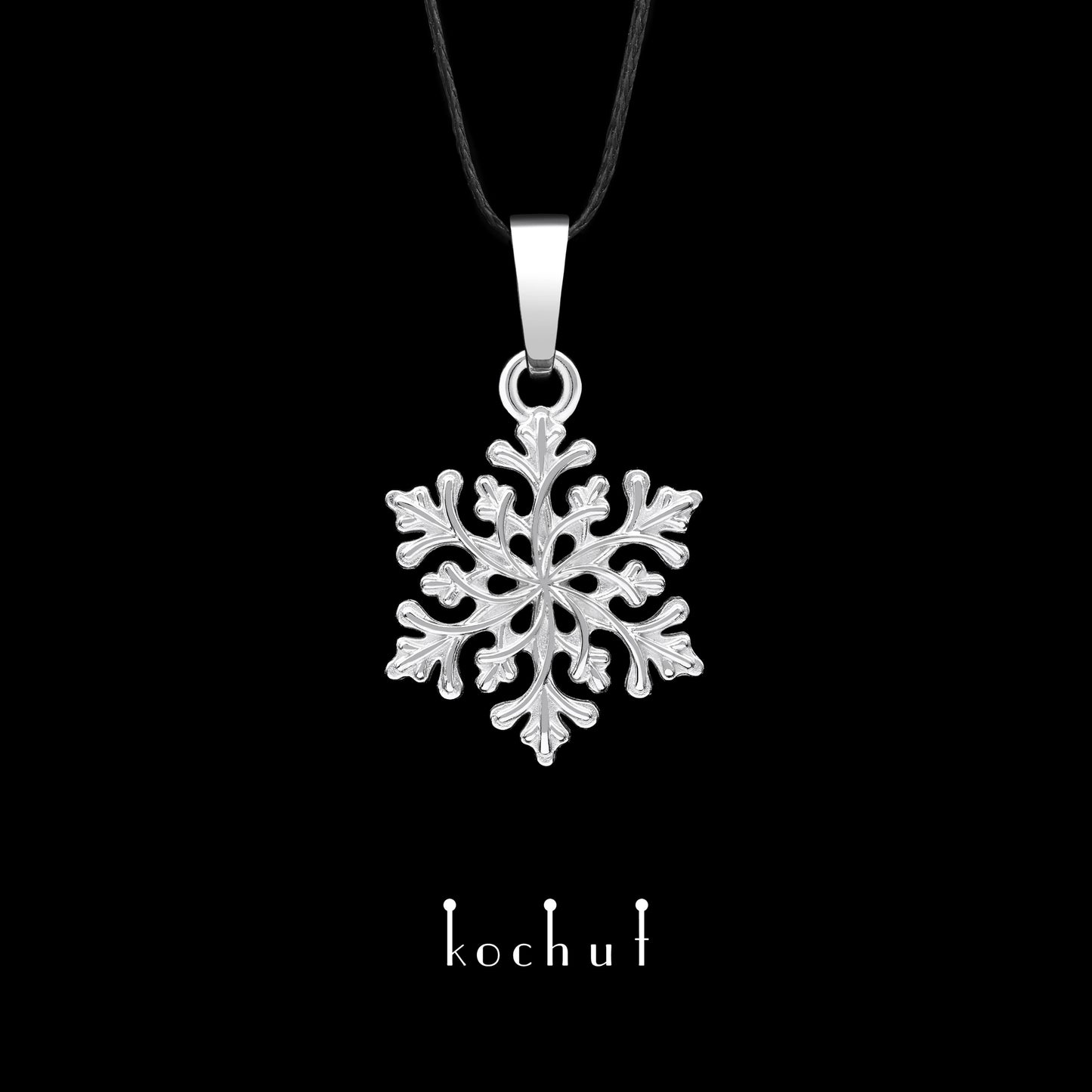 Gerda's Touch — Anhänger aus Weißgold mit Diamanten, beschichtet mit weißem Rhodium