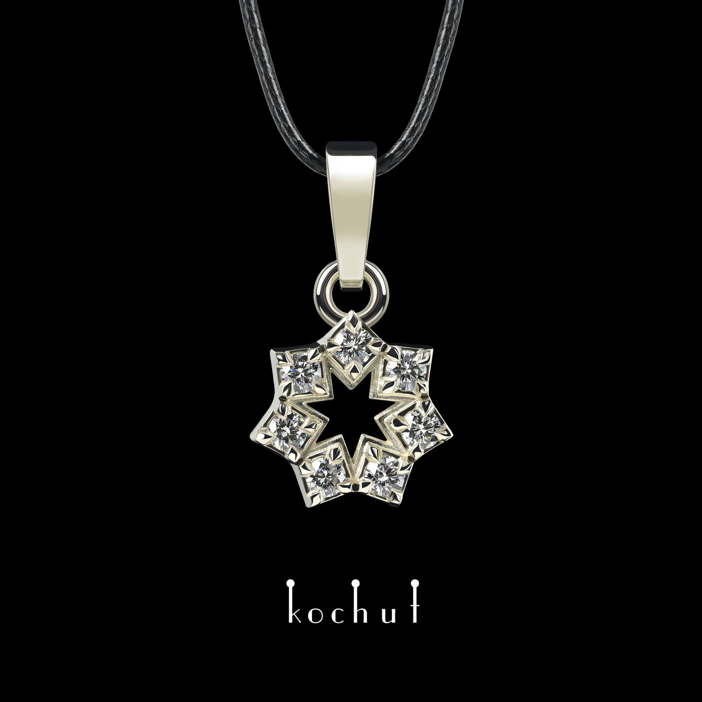 Elenielle — Weißgold-Anhänger mit Diamanten