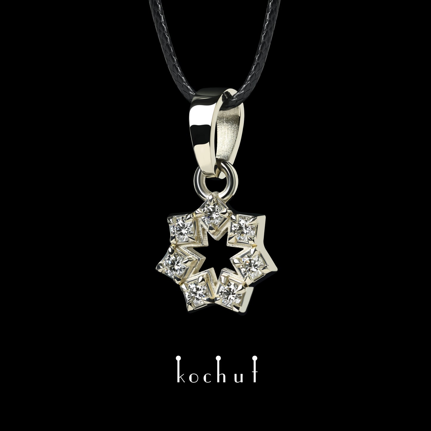 Elenielle — Weißgold-Anhänger mit Diamanten