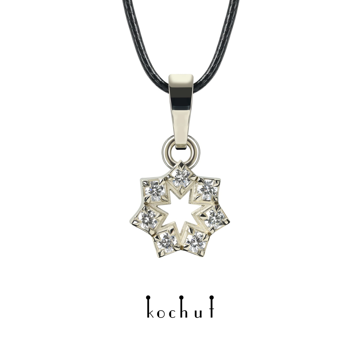 Elenielle — Weißgold-Anhänger mit Diamanten