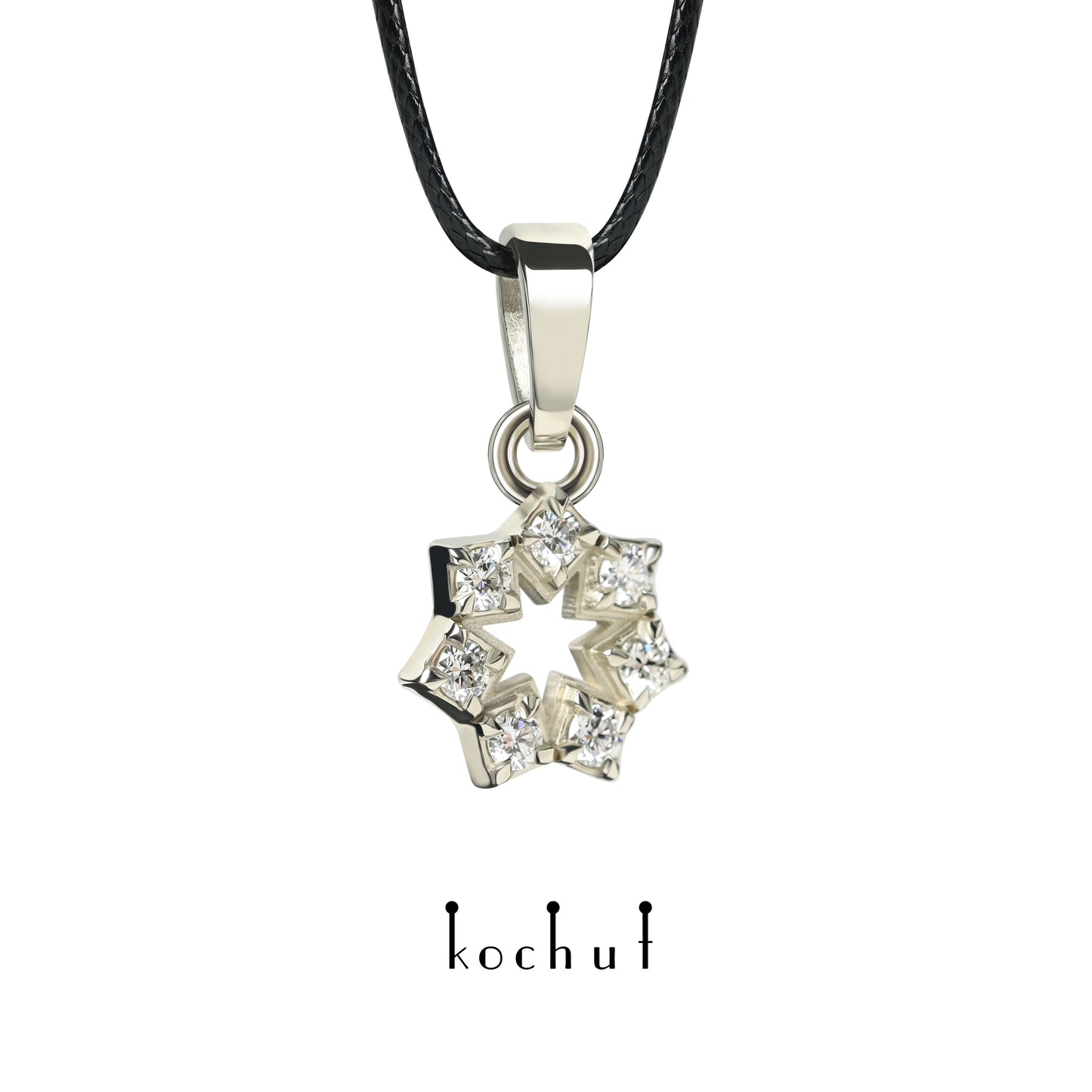 Elenielle — Weißgold-Anhänger mit Diamanten