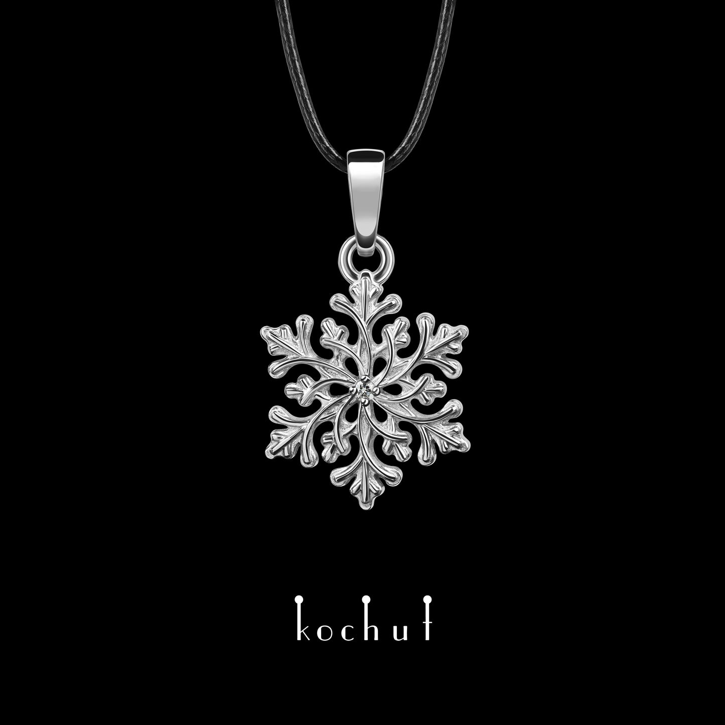 Gerda's Touch — Anhänger aus Platin mit Diamant