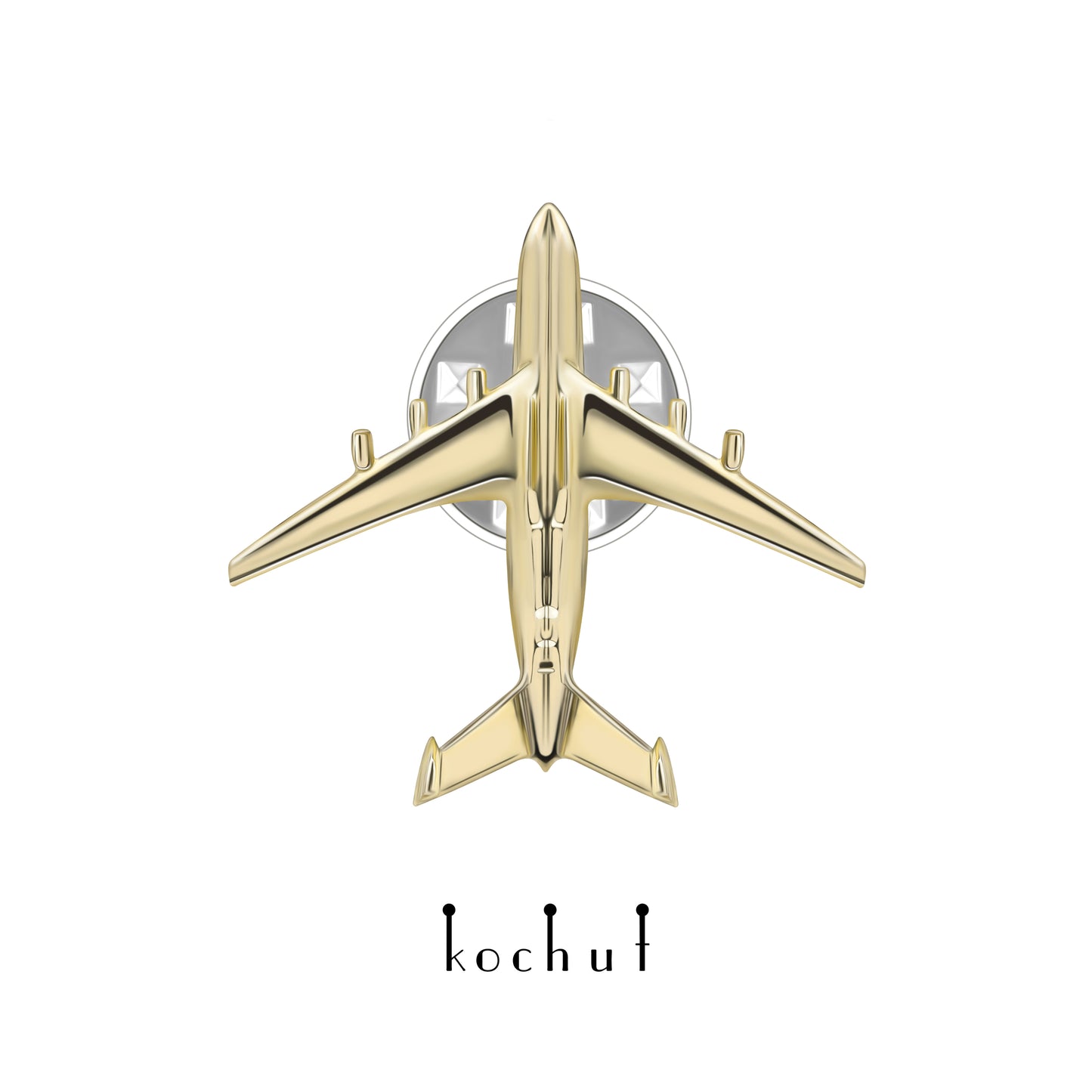 Mriya — gelbgoldener Anstecker