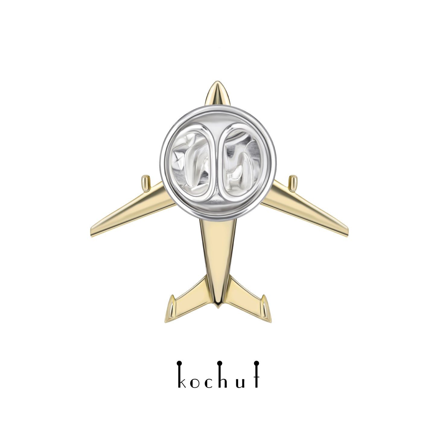 Mriya — gelbgoldener Anstecker