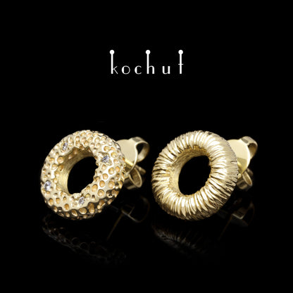 Fata Morgana - Schmuckset aus Gelbgold mit Diamanten