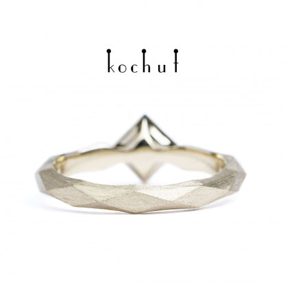 Meine Königin - Verlobungsring aus Weißgold mit Diamant(0.35 ct)