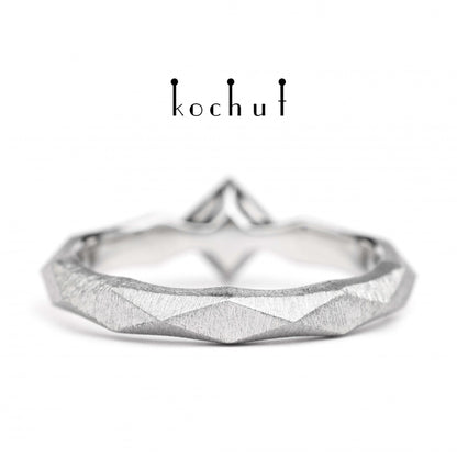 Meine Königin - Verlobungsring aus Platin mit Diamanten (0.25 ct)