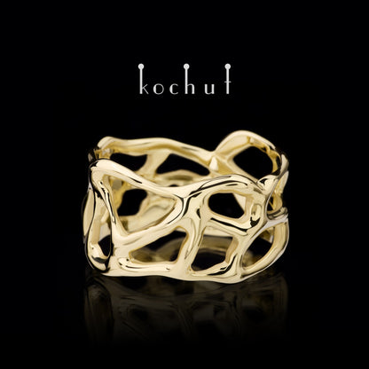 Lace – Ring aus Gelbgold