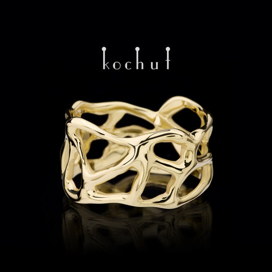Lace – Ring aus Gelbgold