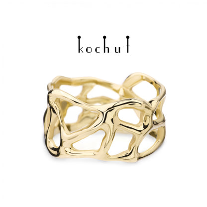 Lace – Ring aus Gelbgold