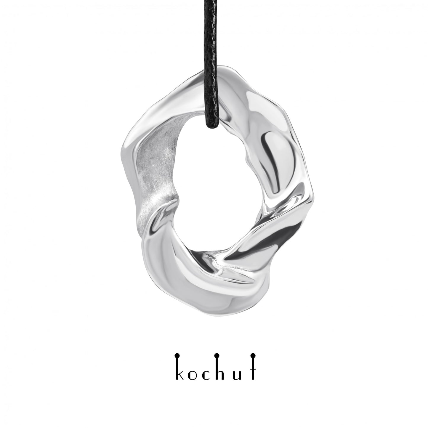 Philia — silberner Anhänger mit Weißrhodium-Beschichtung