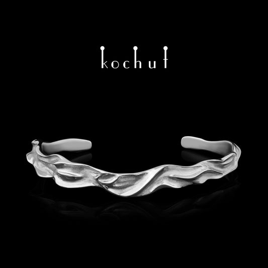 Philautia — Armband aus Silber, beschichtet mit weißem Rhodium.