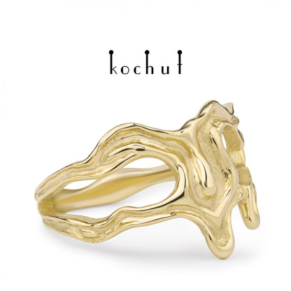 Eros — Ring aus Gelbgold